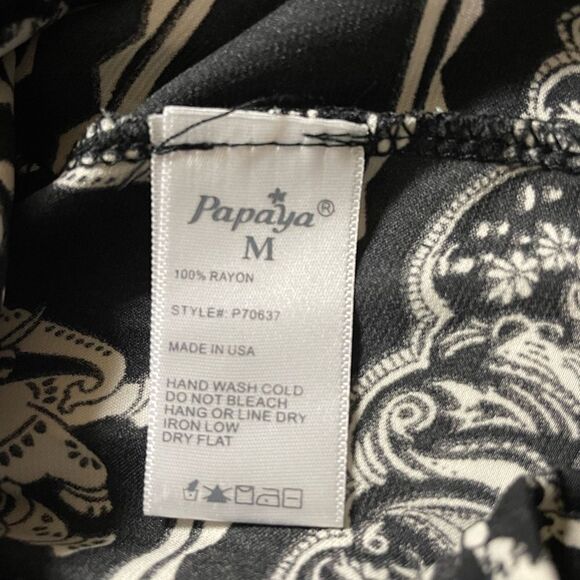 Papaya black and white romper - Picture 7 of 8